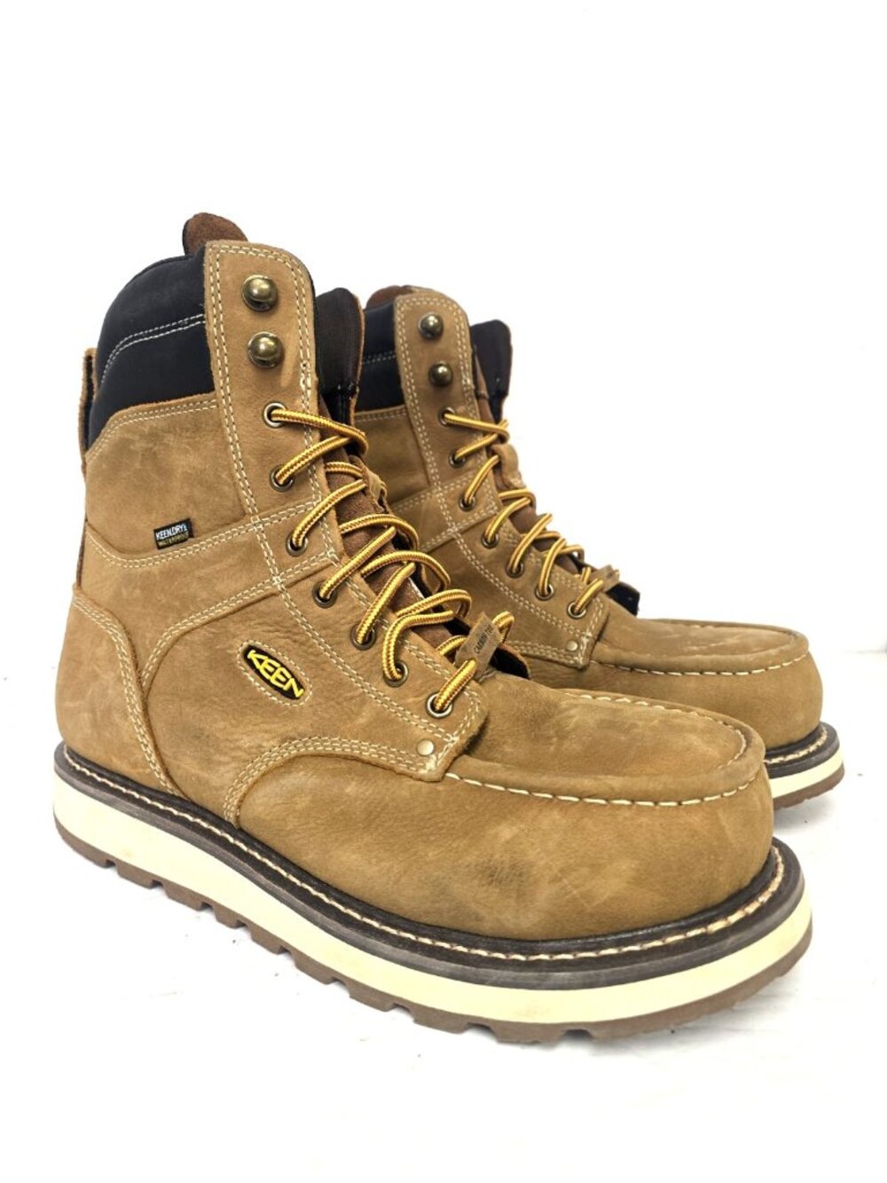 KEEN Men's 8 Inch Cincinnati Composite Toe Waterproof 1025690 Work Boot 10.5D